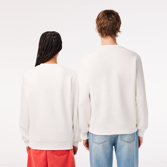 Patent Motif Pique Jogger Sweatshirt - SH0129