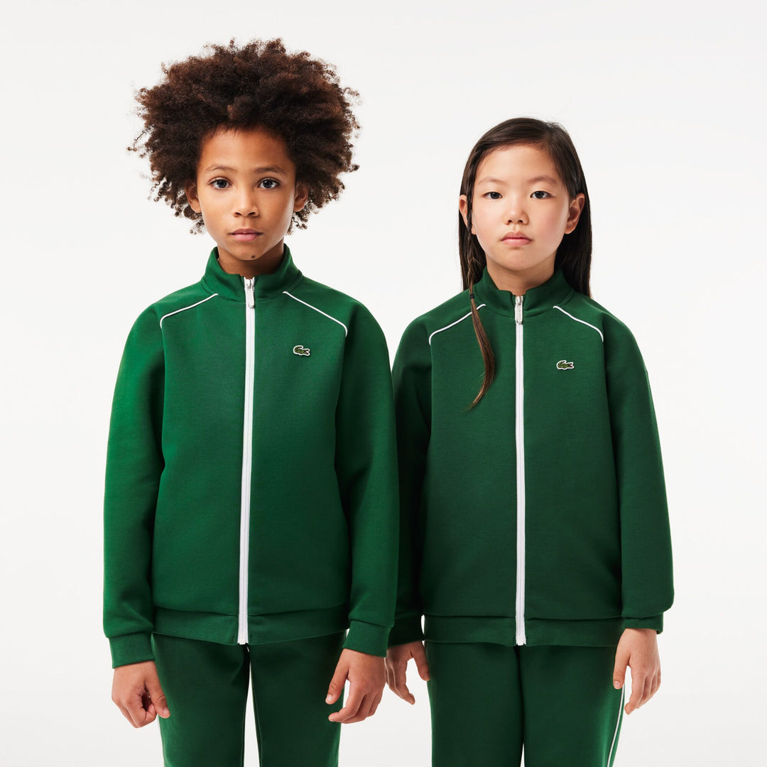 Zip-up sweatshirt with contrasting details - SJ2152