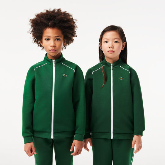 Zip-up sweatshirt with contrasting details - SJ2152