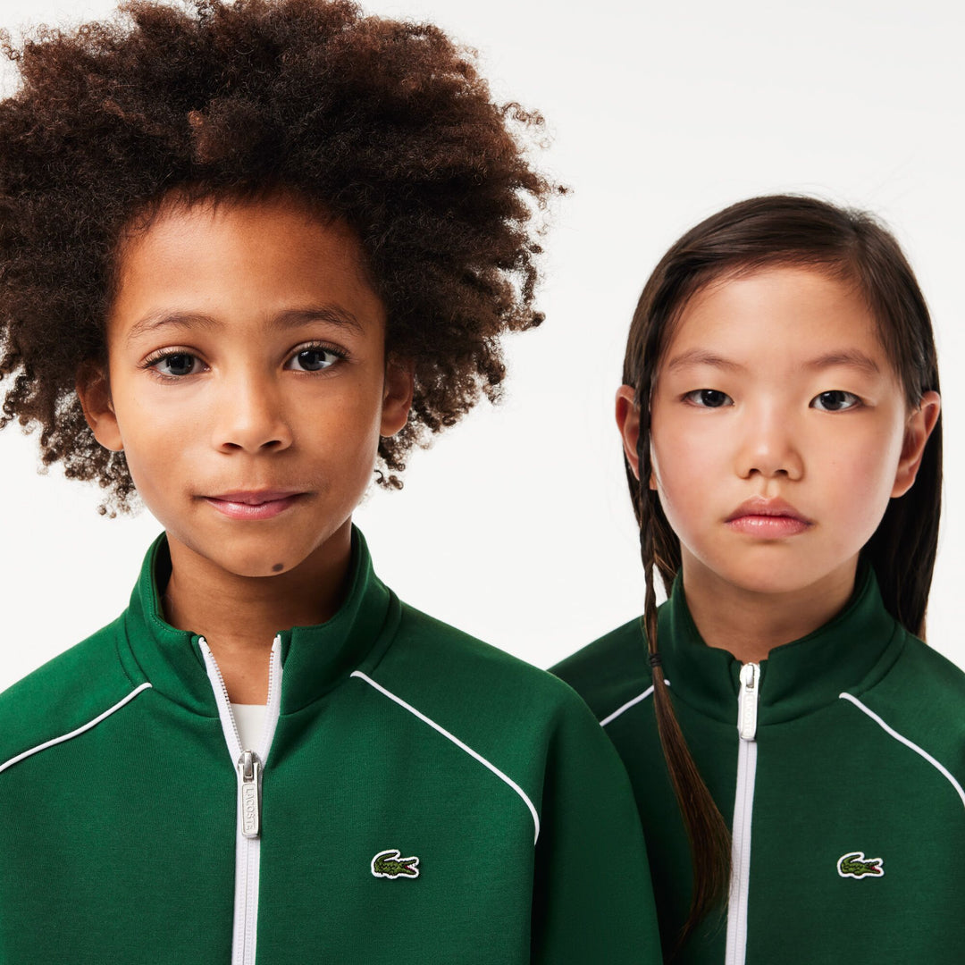 Zip-up sweatshirt with contrasting details - SJ2152