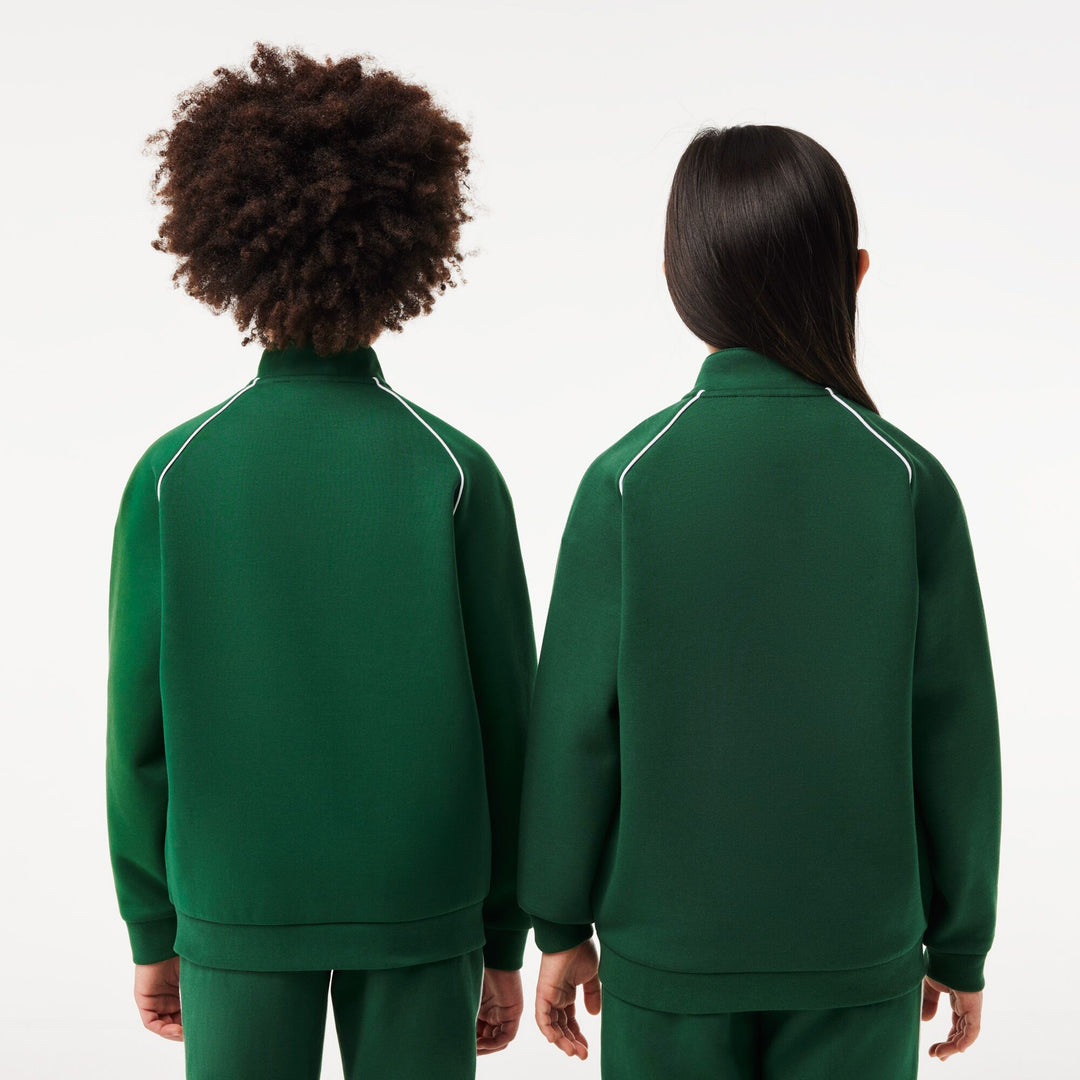 Zip-up sweatshirt with contrasting details - SJ2152