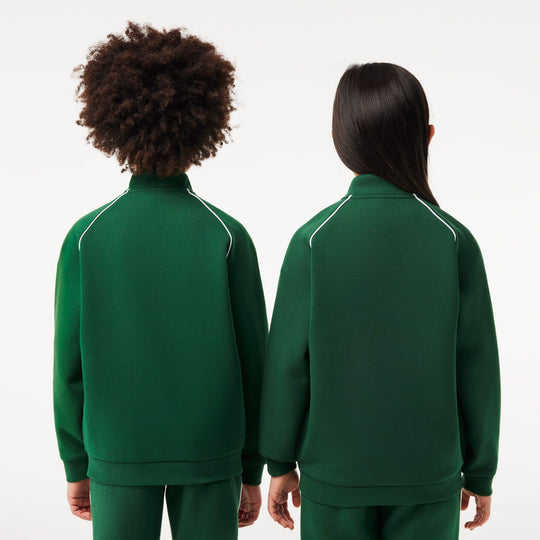 Zip-up sweatshirt with contrasting details - SJ2152