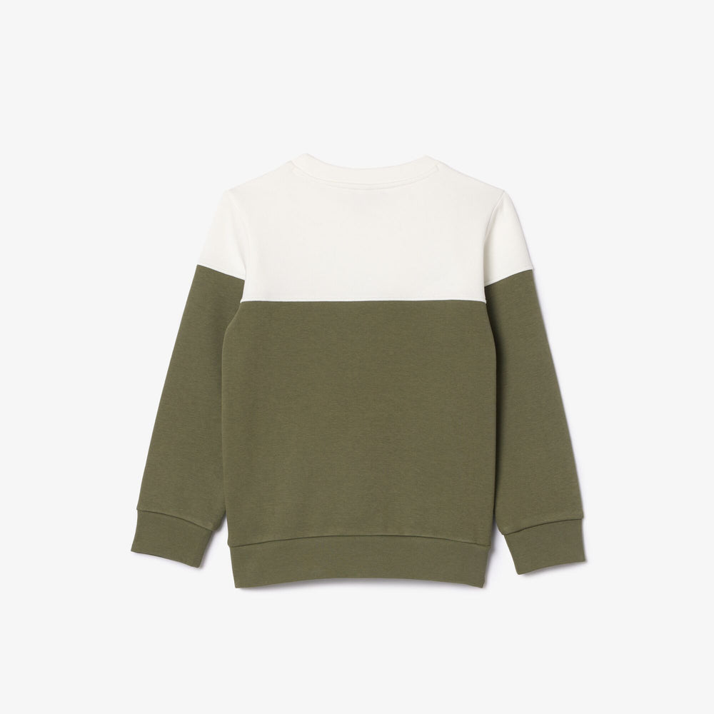 Kids’ Colourblock Sweatshirt in Organic Cotton Fleece - SJ5288