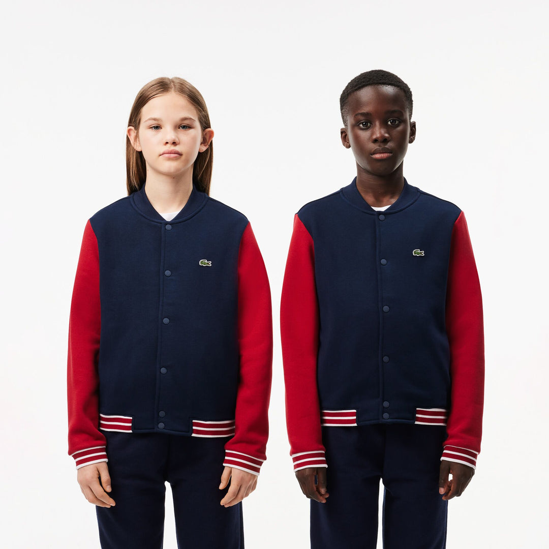 Kids’ Lacoste Button-Down Fleece Sweatshirt - SJ6768