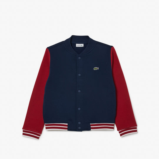 Kids’ Lacoste Button-Down Fleece Sweatshirt - SJ6768