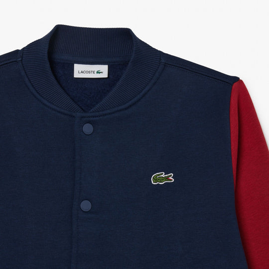 Kids’ Lacoste Button-Down Fleece Sweatshirt - SJ6768