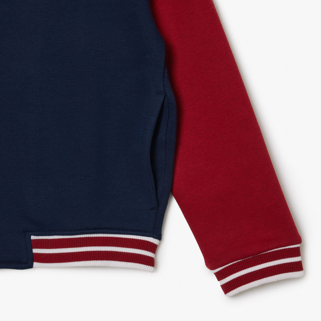 Kids’ Lacoste Button-Down Fleece Sweatshirt - SJ6768