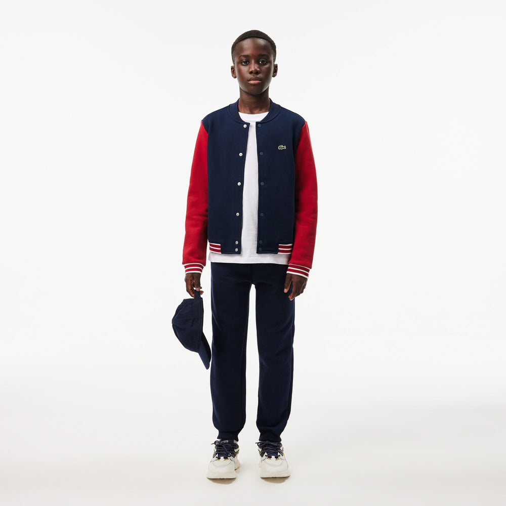 Kids’ Lacoste Button-Down Fleece Sweatshirt - SJ6768