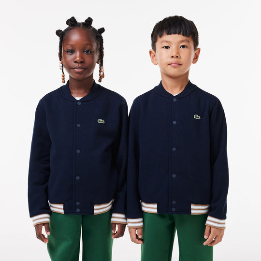 Kids’ Lacoste Button-Down Fleece Sweatshirt - SJ6768