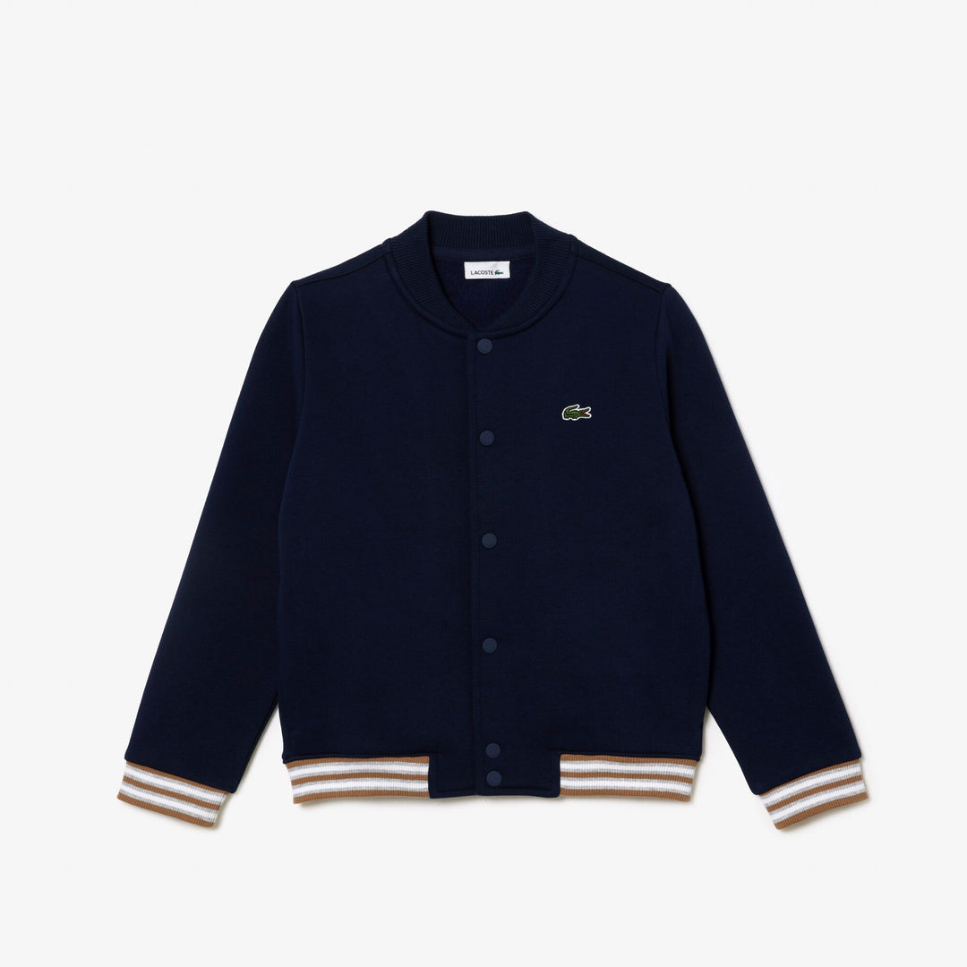 Kids’ Lacoste Button-Down Fleece Sweatshirt - SJ6768