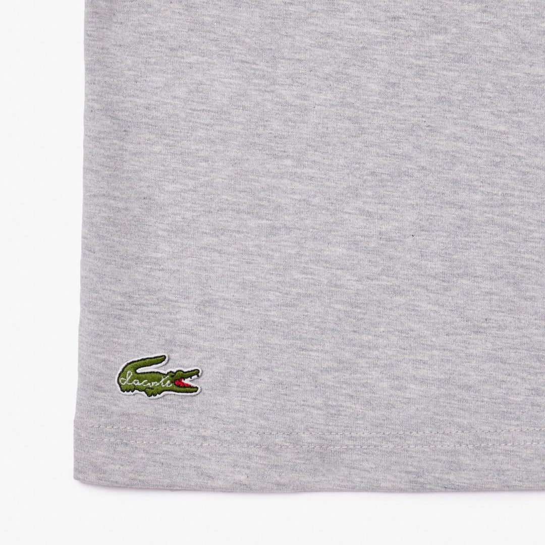 Pique Effect Slogan Cotton Jersey T-shirt - TH0134