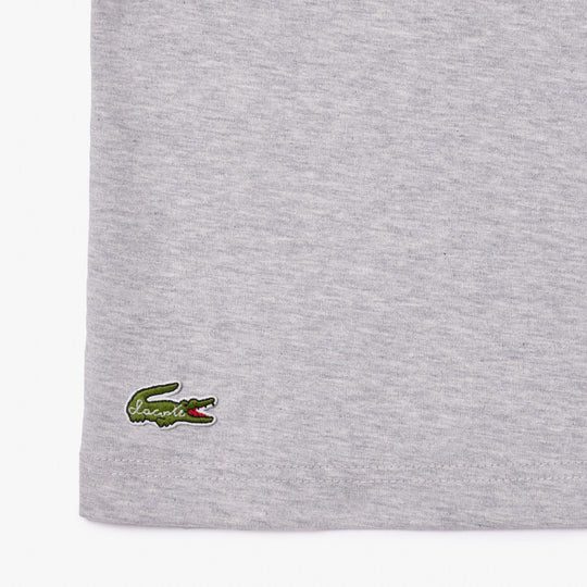 Pique Effect Slogan Cotton Jersey T-shirt - TH0134