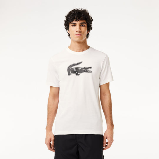 Men's Lacoste SPORT 3D Print Crocodile Breathable Jersey T-shirt - TH2042