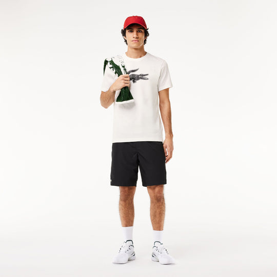 Men's Lacoste SPORT 3D Print Crocodile Breathable Jersey T-shirt - TH2042