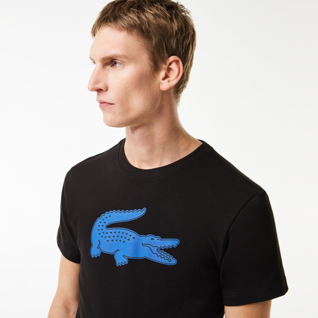 Men's Lacoste SPORT 3D Print Crocodile Breathable Jersey T-shirt - TH2042