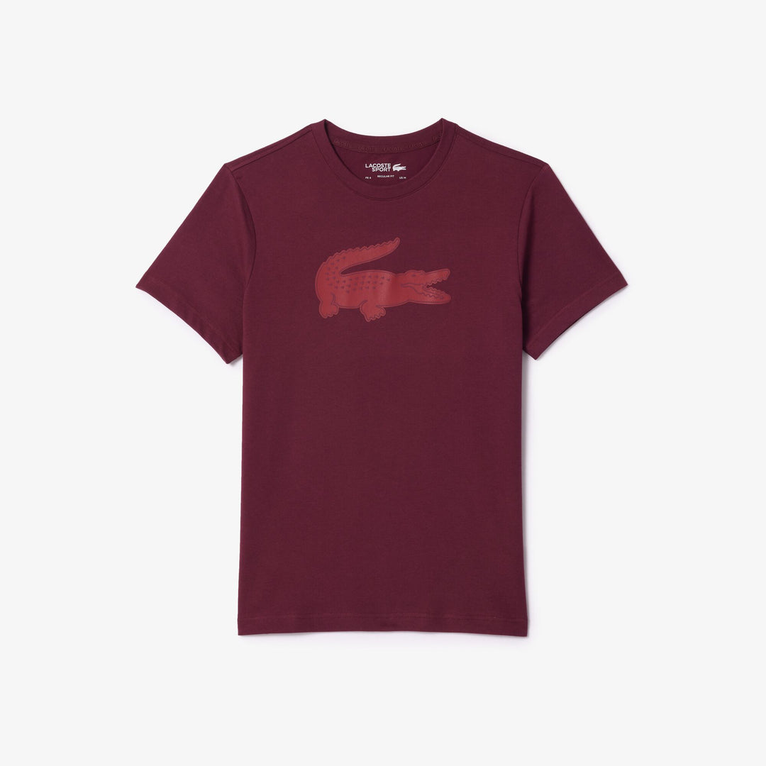 Men's Lacoste SPORT 3D Print Crocodile Breathable Jersey T-shirt - TH2042