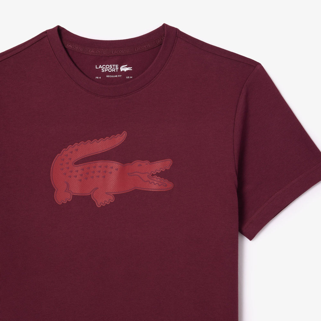Men's Lacoste SPORT 3D Print Crocodile Breathable Jersey T-shirt - TH2042