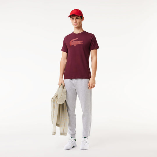 Men's Lacoste SPORT 3D Print Crocodile Breathable Jersey T-shirt - TH2042