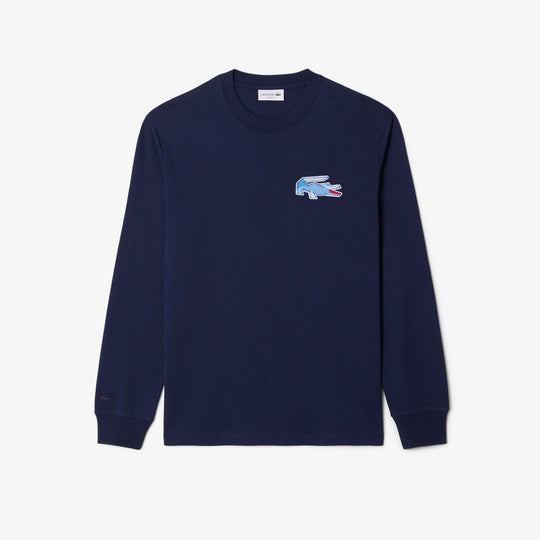 Long Sleeved Badge T-shirt - TH3586