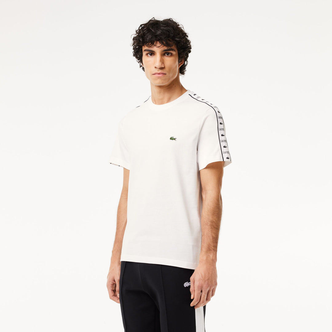 Cotton Jersey Logo Stripe T-shirt - TH7404