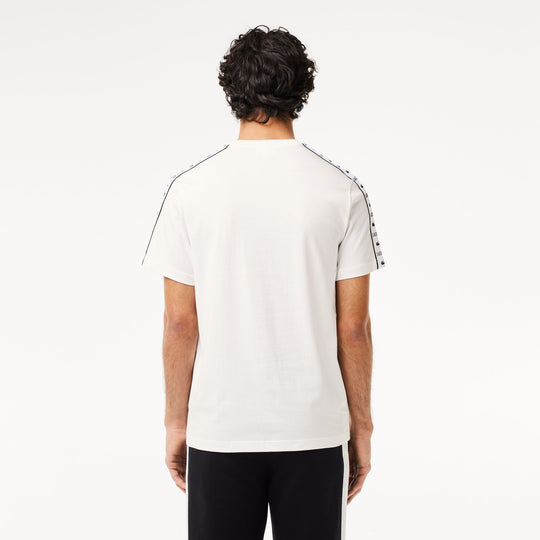 Cotton Jersey Logo Stripe T-shirt - TH7404