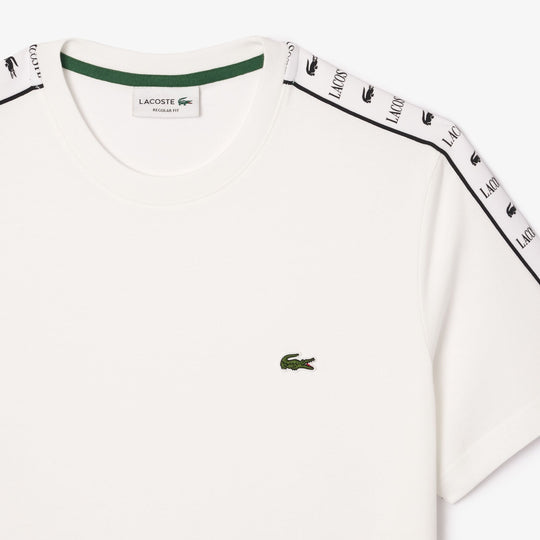 Cotton Jersey Logo Stripe T-shirt - TH7404
