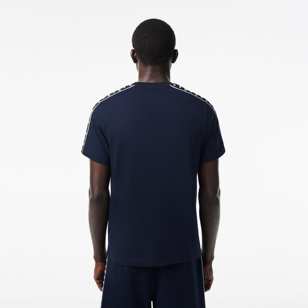 Cotton Jersey Logo Stripe T-shirt - TH7404