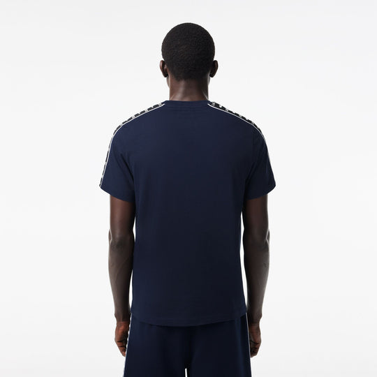 Cotton Jersey Logo Stripe T-shirt - TH7404