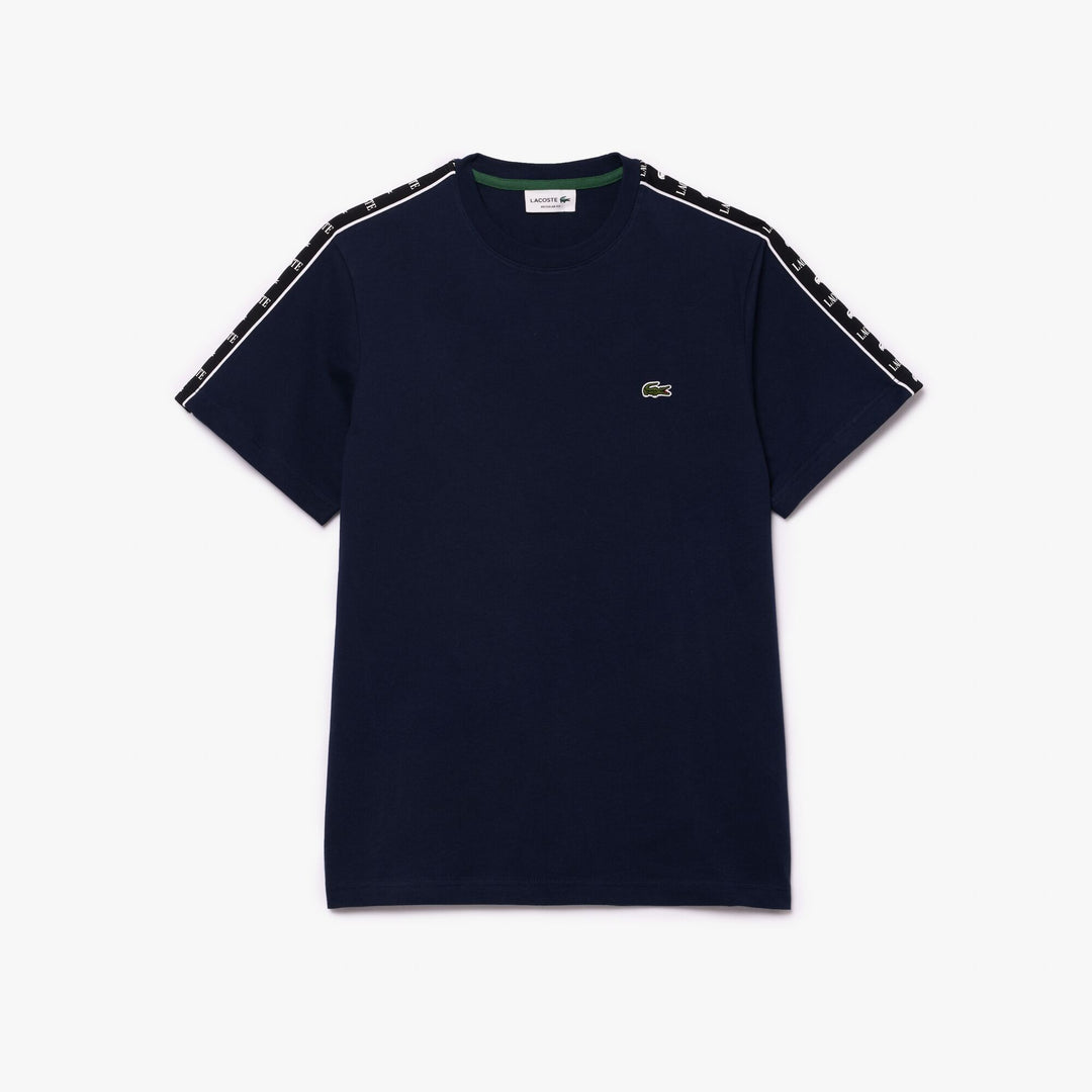 Cotton Jersey Logo Stripe T-shirt - TH7404