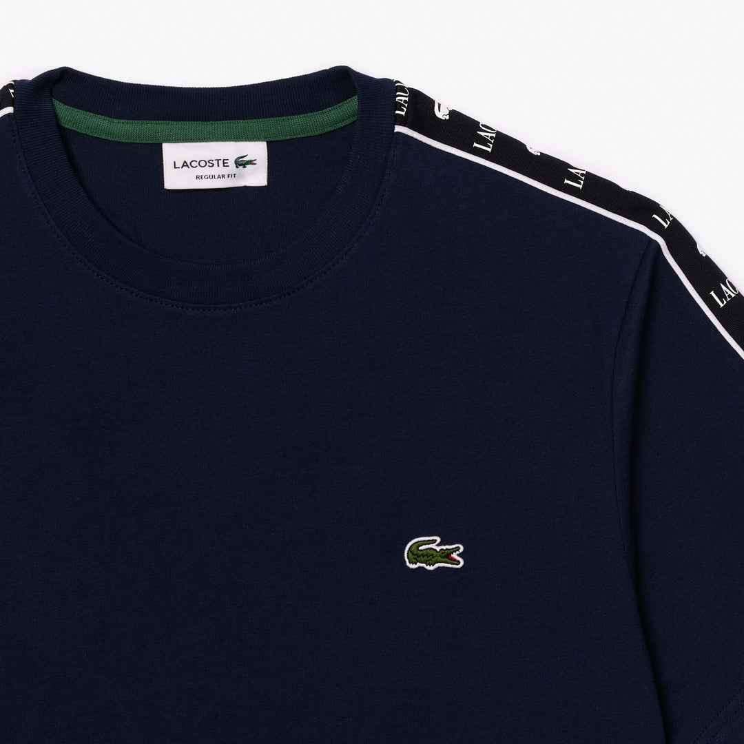 Cotton Jersey Logo Stripe T-shirt - TH7404