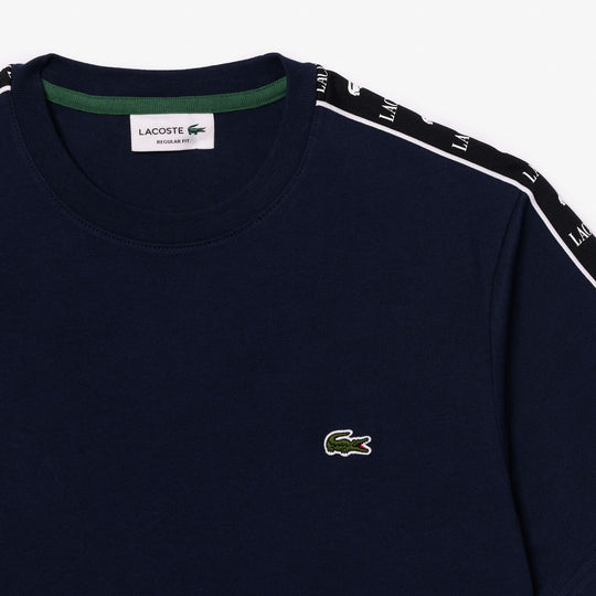 Cotton Jersey Logo Stripe T-shirt - TH7404
