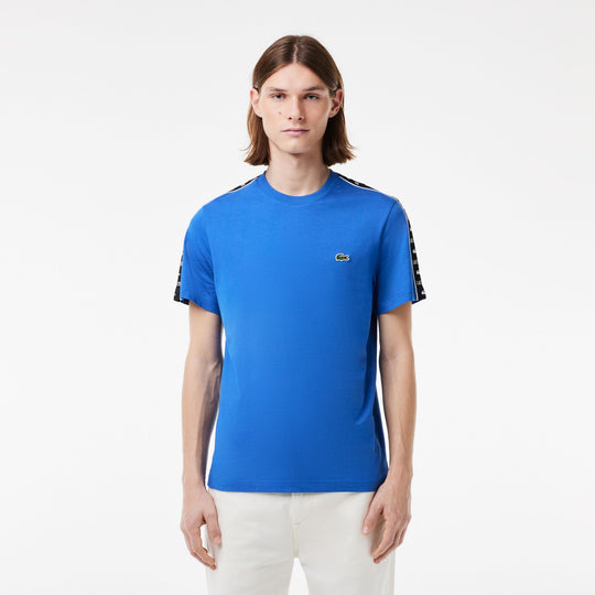 Cotton Jersey Logo Stripe T-shirt - TH7404