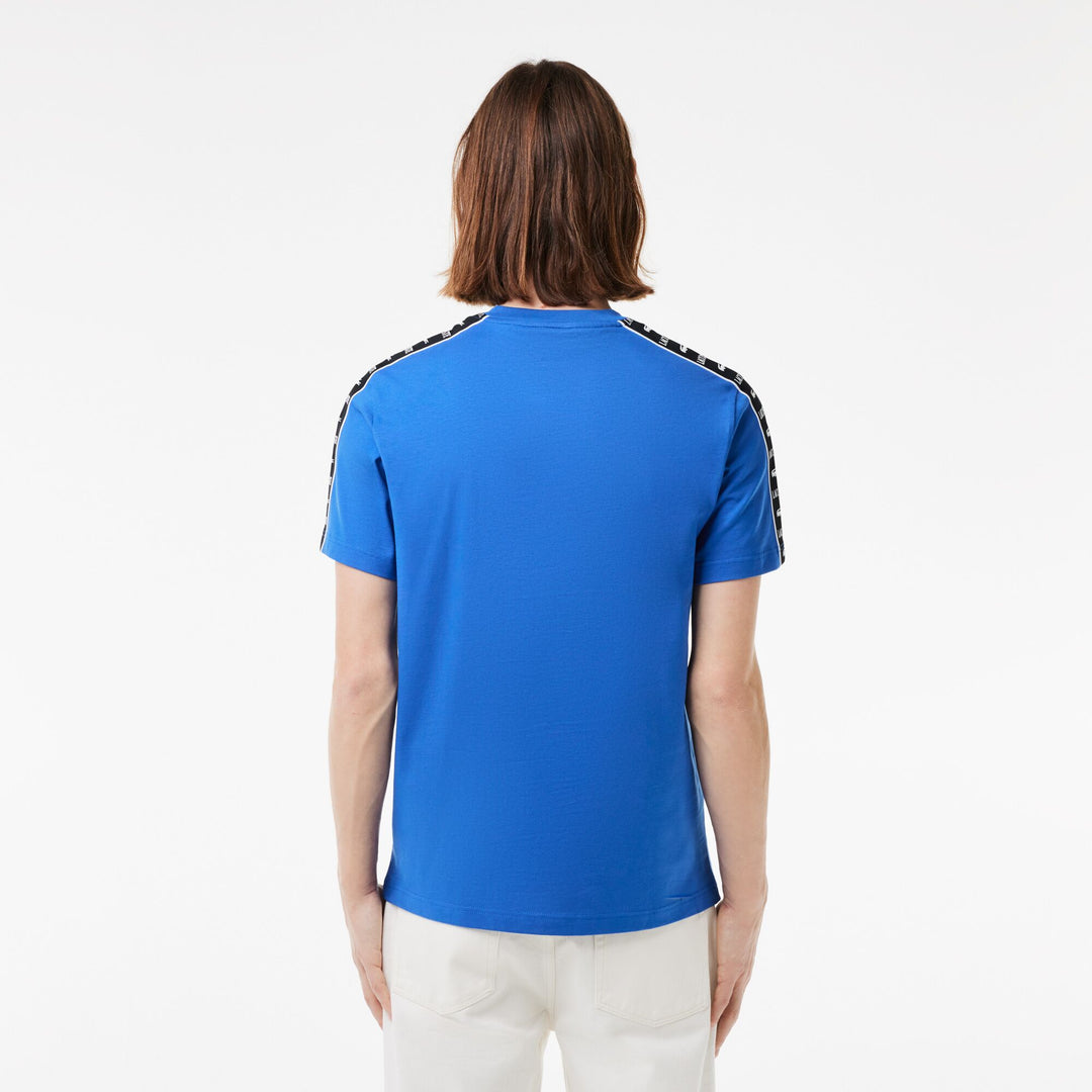 Cotton Jersey Logo Stripe T-shirt - TH7404