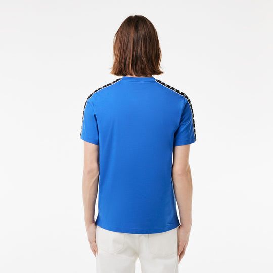 Cotton Jersey Logo Stripe T-shirt - TH7404