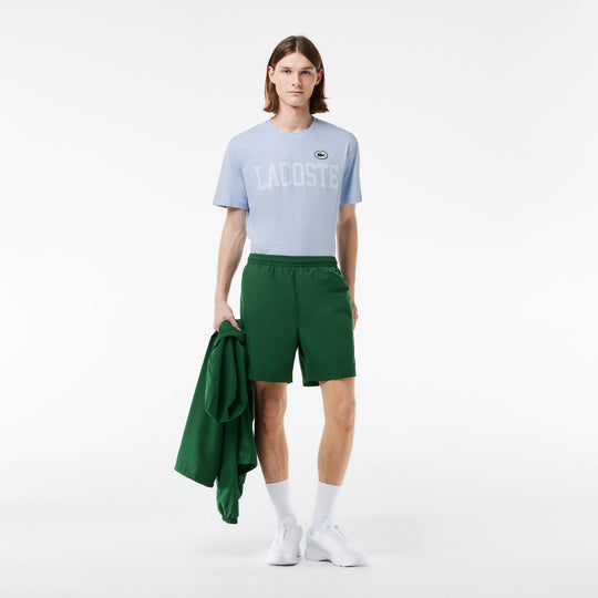Cotton Contrast Print and Badge T-shirt - TH7411
