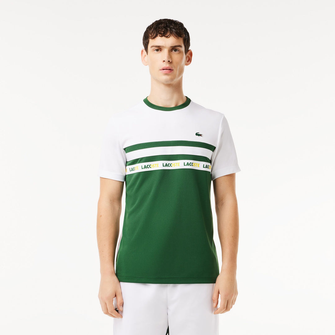 Ultra-Dry Logo Stripe Pique Tennis T-shirt - TH7515