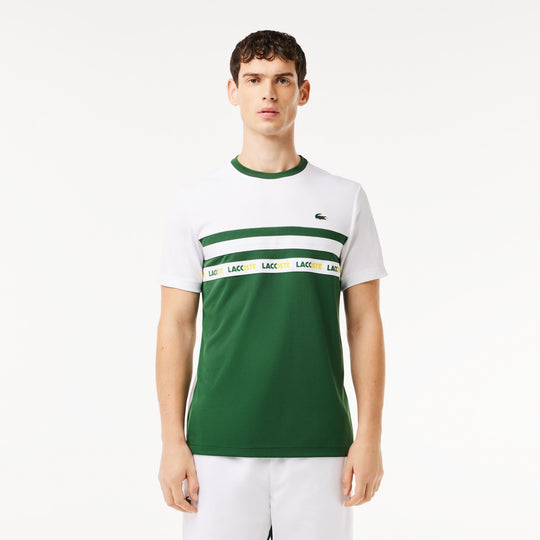 Ultra-Dry Logo Stripe Pique Tennis T-shirt - TH7515