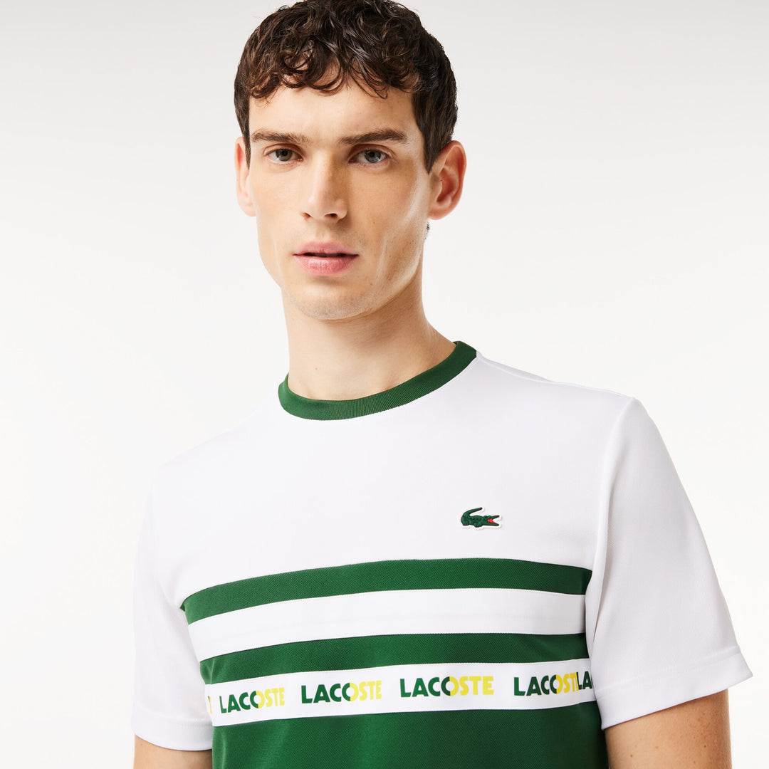 Ultra-Dry Logo Stripe Pique Tennis T-shirt - TH7515