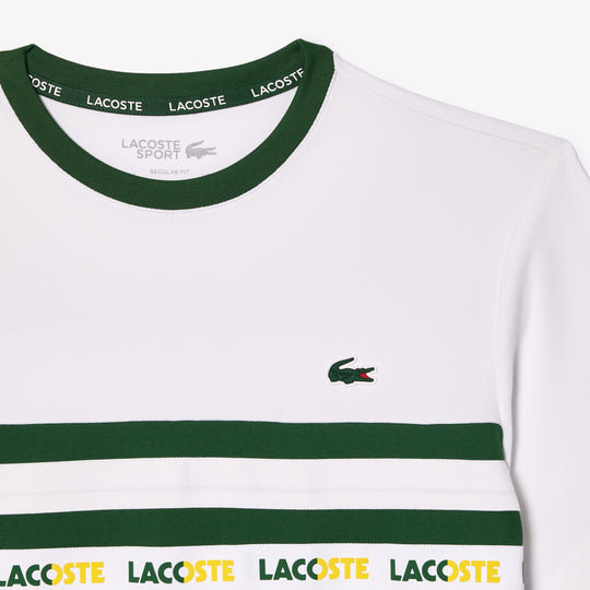 Ultra-Dry Logo Stripe Pique Tennis T-shirt - TH7515