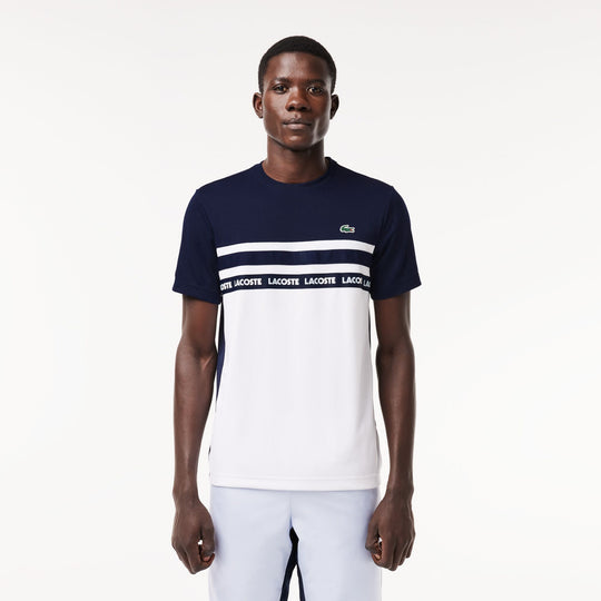 Ultra-Dry Logo Stripe Pique Tennis T-shirt - TH7515