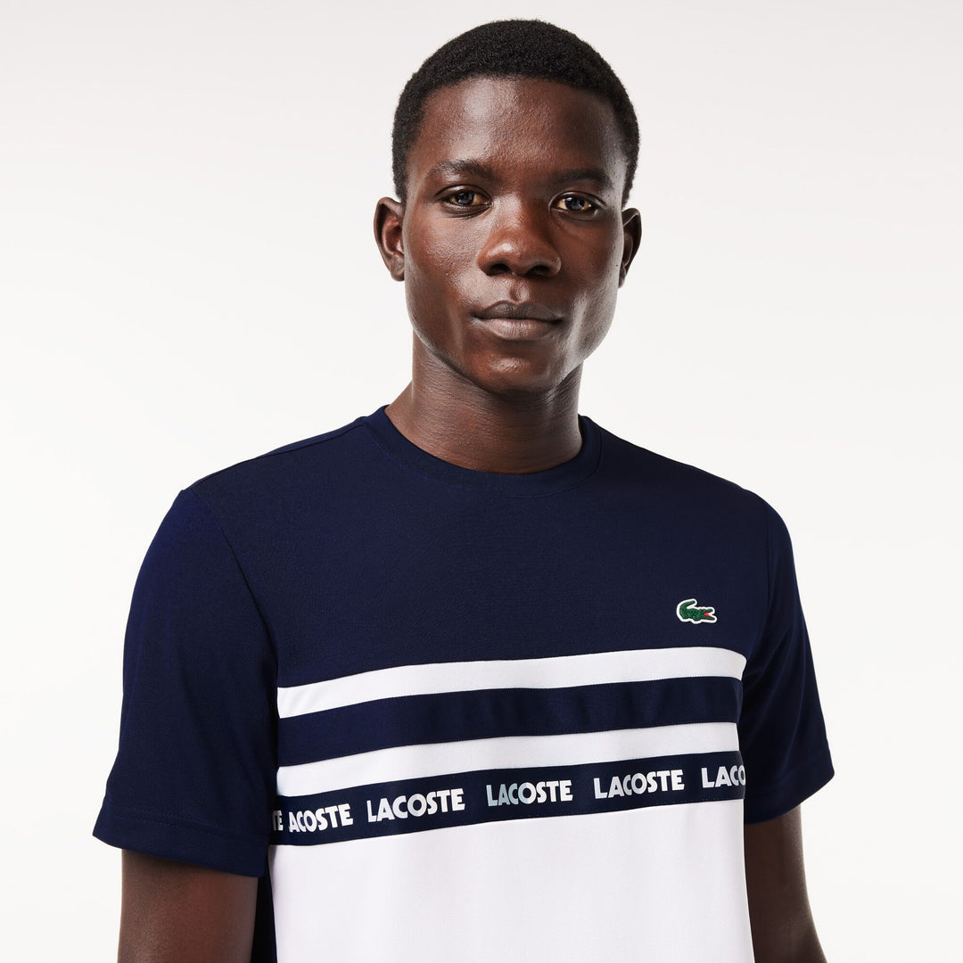 Ultra-Dry Logo Stripe Pique Tennis T-shirt - TH7515