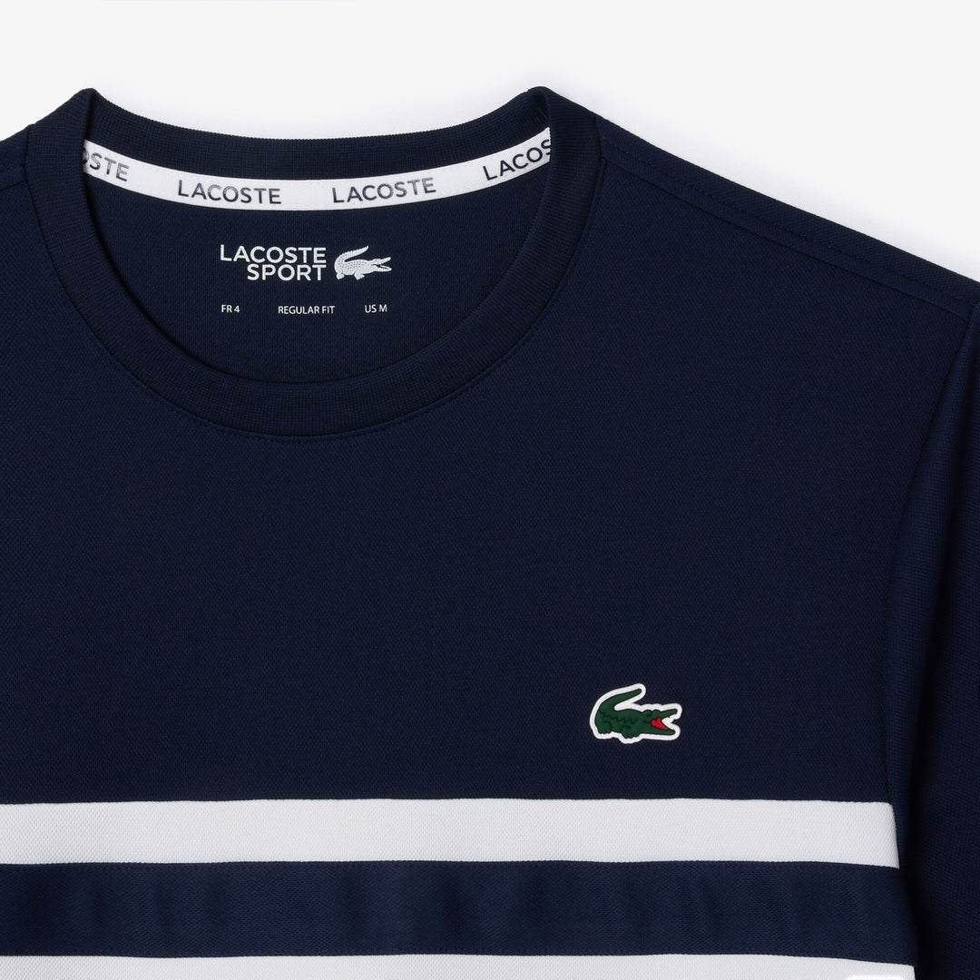 Ultra-Dry Logo Stripe Pique Tennis T-shirt - TH7515