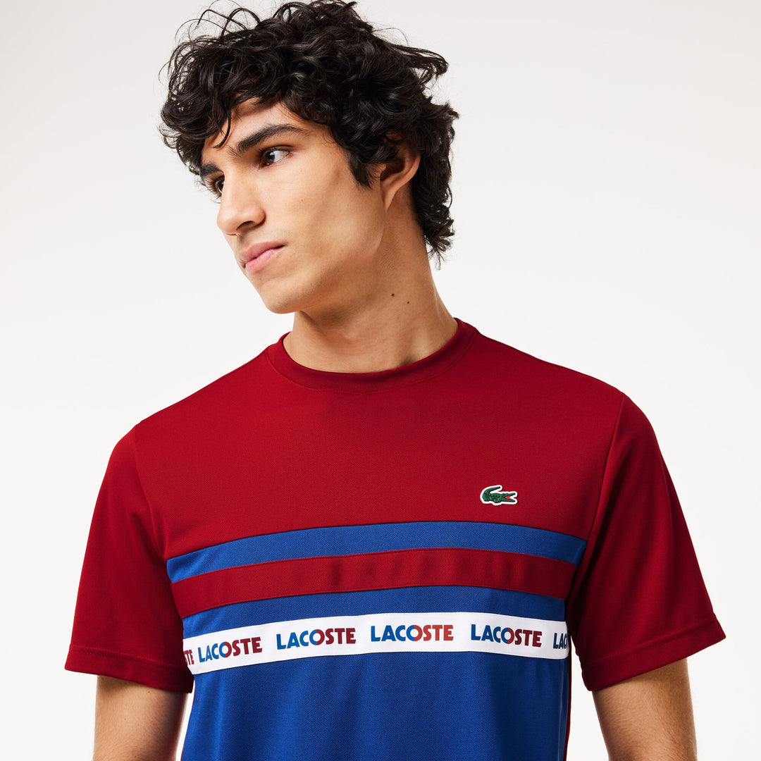 Ultra-Dry Logo Stripe Pique Tennis T-shirt - TH7515