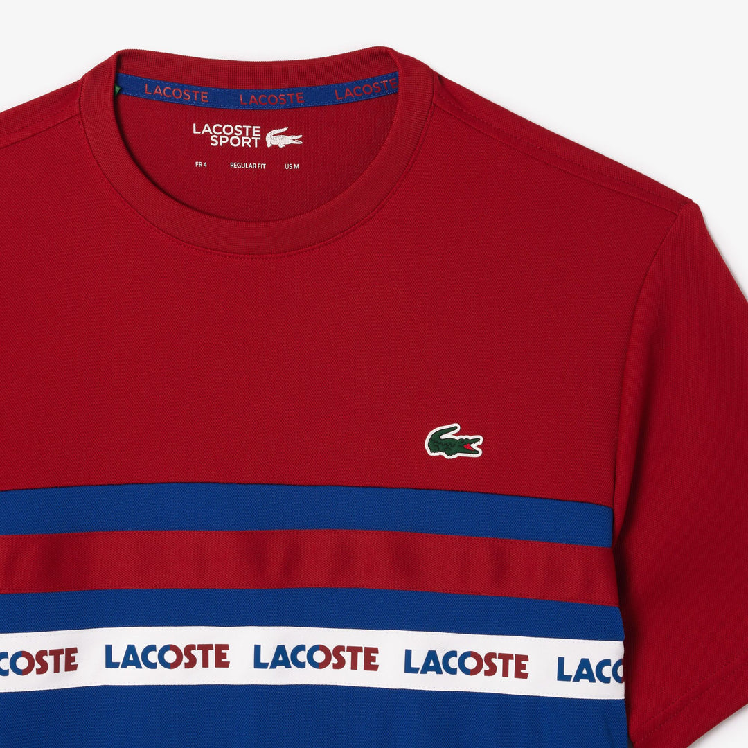 Ultra-Dry Logo Stripe Pique Tennis T-shirt - TH7515