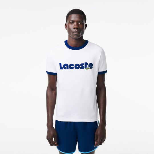 Lacoste Print Contrast Accent T-shirt - TH7531