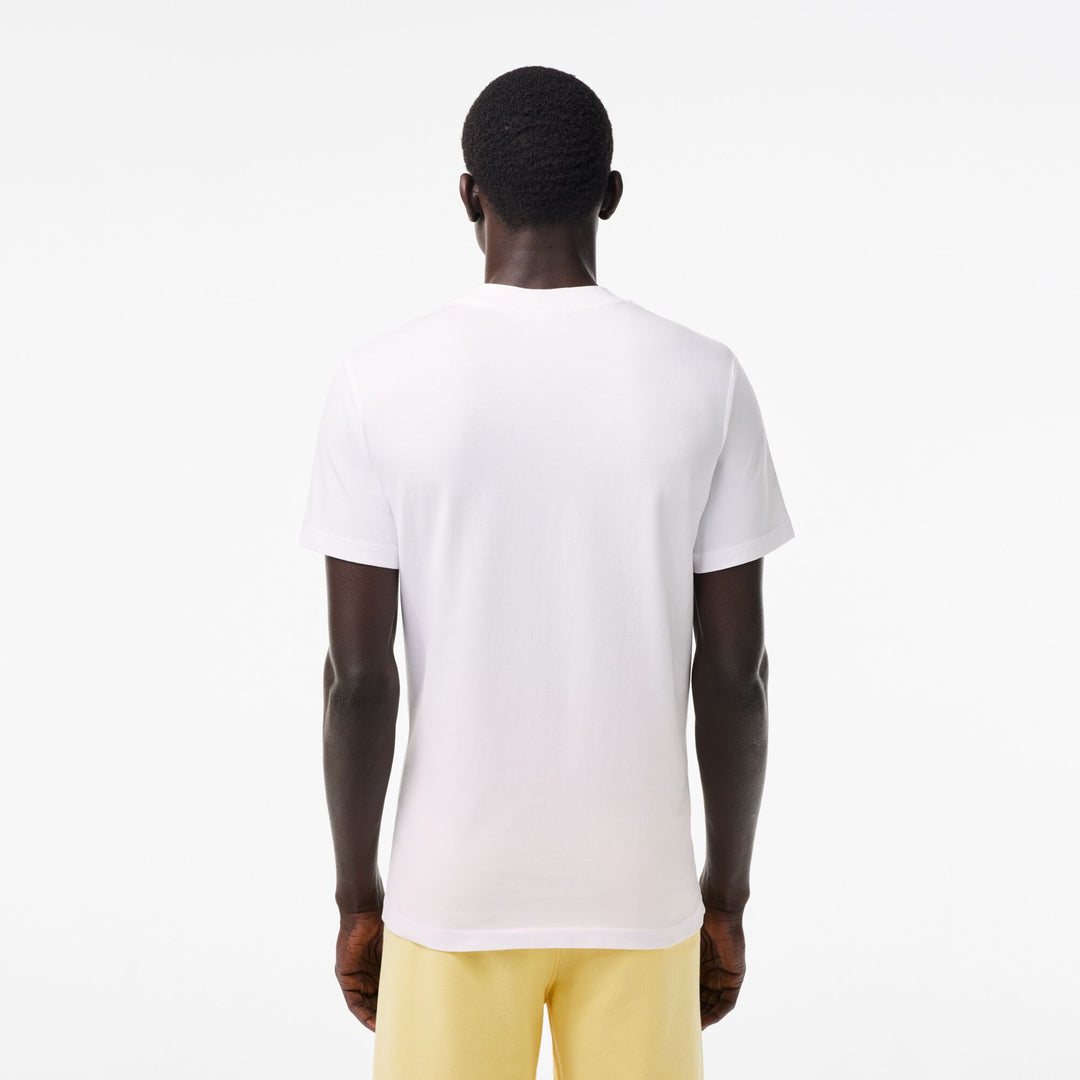 Washed Effect Tennis Print T-shirt  - TH8567