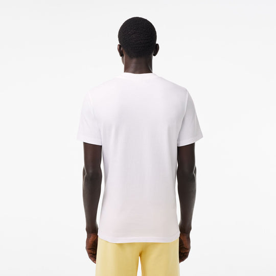 Washed Effect Tennis Print T-shirt  - TH8567