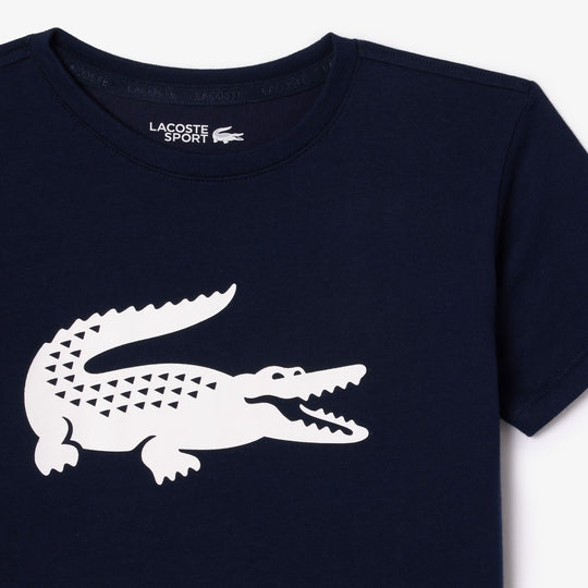 Kids' Lacoste SPORT Tennis Technical Jersey Oversized Croc T-shirt - TJ2910