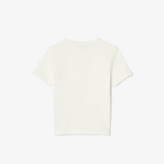 Ribbed Cotton Crew Neck T-shirt - TJ7316