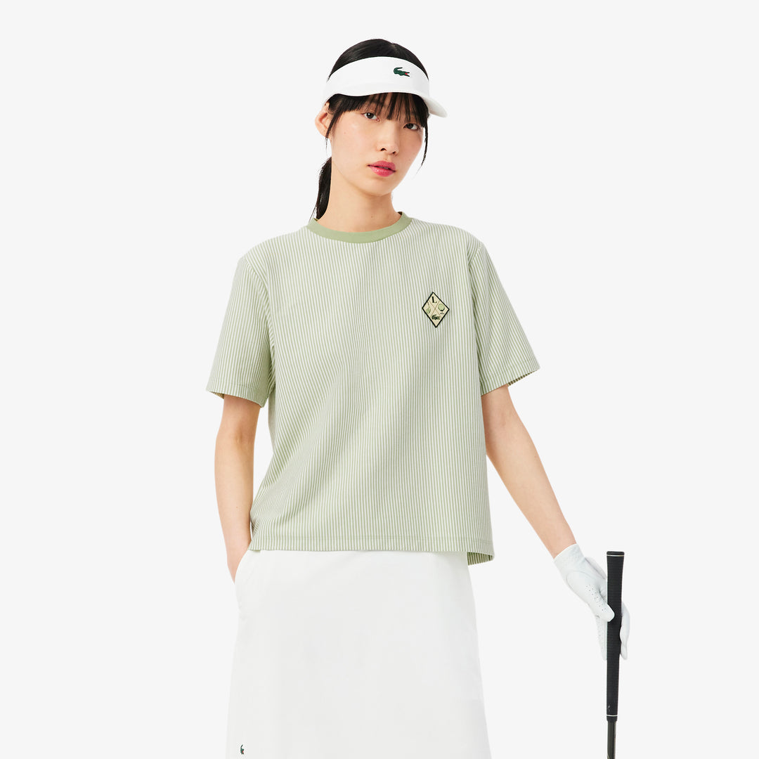 Ultra Dry Striped Golf T-shirt - TF0084